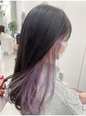 《花屋併設》ホワイトラベンダー［酸性ストレート/ヘアセット］