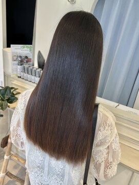 アトミック(AtomiK) 髪質改善/縮毛矯正/トリートメント　フォギーベージュ