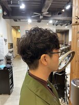 ディッシュ 五反田(dish)&nbsp;メンズパーマ/カールでイメチェン/楽ちんセット☆五反田美容室