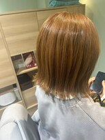 ミューシェレゴ(meauche...lego)&nbsp;ミルクティーベージュ/外はねボブ/イエベ