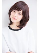 ラフ フロム ガーデン(Laf from GARDEN)&nbsp;寺尾拓巳　大人かわいいラベンダーベージュひし形ミディアム