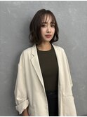 大人ボブ 外ハネ ナチュラル