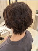 ゆるふわ大人ミディアムショート