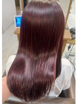 レイラバイアフロート 吉祥寺(Lila by afloat)&nbsp;ボルドーカラー/ワインレッド/韓国ヘア/レッドカラー