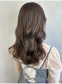ブリーチ透明感カラーオリーブベージュ＊明るめ赤み消しカラー