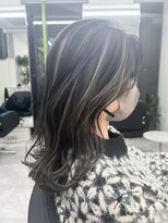 アルドーレフィエロ シンサイバシ(Ardore fiero shinsaibashi) コントラスト極ハイライト☆オリーブグレージュ