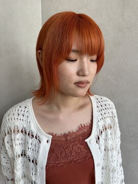 ネウィ 大分中央町店(newi) 【まーぼー】@maa___bo_♪ジューシーで可愛いオレンジカラー♪