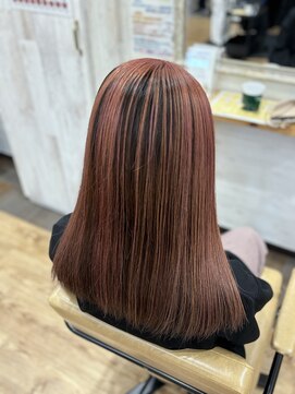 スカイ(SKY) 透明感カラー/髪質改善/縮毛矯正/レイヤーカット/ダブルカラー