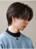 トランクスヘアセンターパートニュアンスパーマ韓国カルマパーマ