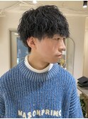 【RYOSUKE】パーマ復活カット_チャコールグレー