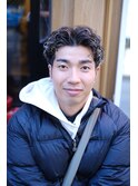 【神田】ツーブロックハイライトハードパーマ