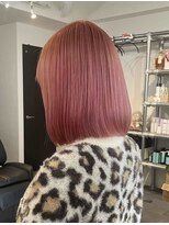 ファーム 大崎店(FAAM)&nbsp;ピンクベージュ×ロングボブ
