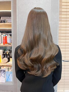 ロンド ボーイ 表参道(Lond BOY) フェミニンロング×髪質改善韓国顔周りレイヤーカット[表参道]