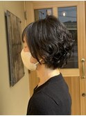 朝のヘアセットが楽ちん♪オシャレくるくるパーマ