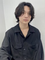 ユーフォリア 渋谷グランデ(Euphoria SHIBUYA GRANDE)&nbsp;フェザーパーマ　ニュアンスパーマ　ミディアムメンズ　MOMO