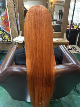 アーティカル(ARTICAL) #オレンジカラー#スーパーロングヘア