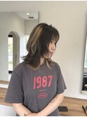 デザインカラー×レイヤーカット