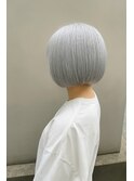 「髪質改善シルバーアイスボブ」