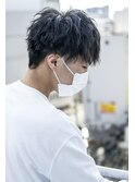爽やかツーブロック/メンズショート/ツイストスパイラルパーマ