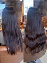 アンククロス 表参道(ANKH CROSS)&nbsp;【ビフォーアフター】エクステ/ストレート/艶髪