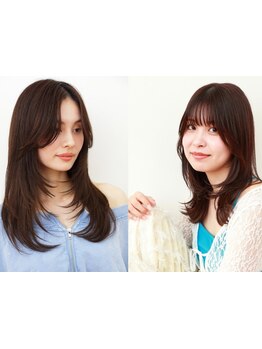 【豊橋】脱マンネリ!!顔周りのニュアンスも自由自在!!無造作ながら計算されたカットで最高に映える横顔に♪