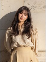 ヒマル 学芸大学(Himaru)&nbsp;大人女性/ヘアセット/黒髪/レイヤー/ネビージュ/小顔/前髪