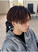 MEN’S HAIR/ブルーブラック/フェザーパーマ/稲毛駅