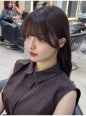 メルティカラーフェミニンロング似合わせカットレイヤーカット