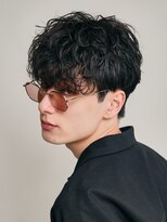 フィフス 仙台(fifth) 仙台メンズパーマルーズパーマセンターパートマッシュウルフ緩め