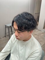 レーヴバイリコ 三軒茶屋(Reve by liko) シャドウパーマ/スパイラルパーマ/センターパート/三軒茶屋