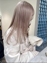 ペレ アネックス 大阪梅田茶屋町店(PELE ANNEX)&nbsp;着物ヘア/ダークアッシュ/ミディアムレイヤーカット/梅田