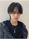 シースルーマッシュ韓国フェザーシャドウパーマ