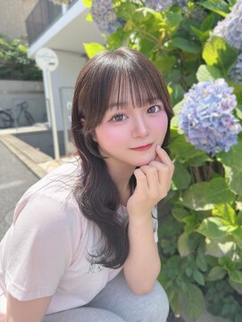 カシュカシュ アネックス(cache cache annex) アイドル前髪ぱっつん前髪顔周りおくれ毛似合わせ