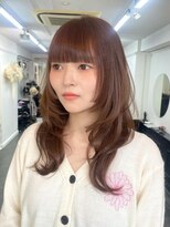 アオ(AO。) ロングレイヤー/ハッシュカット/姫カット/顔周りレイヤー