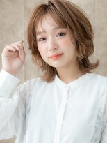 カバーヘア ブリス 戸田公園西口店(COVER HAIR bliss)&nbsp;イヤリングカラーハッシュカット外ハネマレットウルフ20代30代W