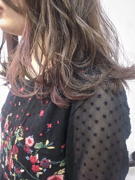 ヘアーアンドアトリエ マール(Hair&Atelier Marl) 【Marlお客様スタイル】ハイライト、インナーカラースタイル♪