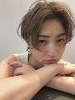 ロマリア 渋谷 渋谷宮益坂(Lomalia)&nbsp;外ハネボブ/セクションカラー/ペールベージュ/渋谷