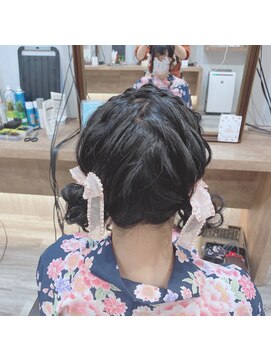 ヘアセット アリエス 新宿駅前店(aries) あみかちゅツイン団子