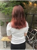 伸びたブリーチを活かすグラデーションカラー