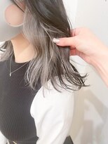 ネオリーブアイム 横浜西口店(Neolive aim)&nbsp;グレーシルバーインナーカラー【横浜】