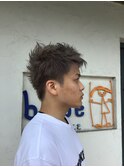 刈り上げアップバング