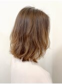 【パーマ】簡単スタイリング切りっぱなしボブのデジタルパーマ