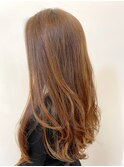 【パーマ】ロングのデジタルパーマリバースカール