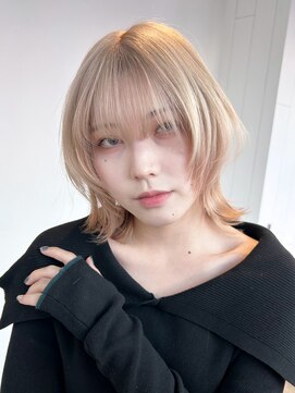 アルバム 池袋(ALBUM) ハイトーンウルフ_ショコラアッシュヘルシースタイル_49400