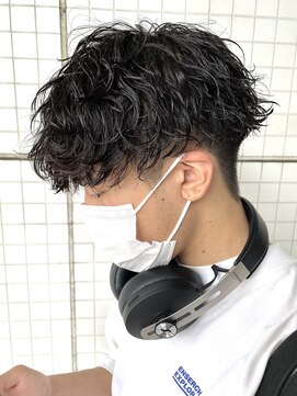 フィフス 名駅(fifth) 波巻きパーマツイストスパイラル無造作マッシュツーブロック