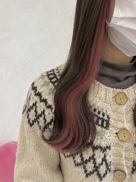 ミニョン(mignon) ちらみえくすみピンク♪