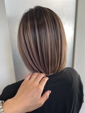 ジルブラン(JIL BLAN) ハイライトバレイヤージュダブルカラーケアブリーチ30代40代