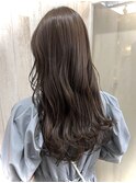 大人可愛いブリーチなしグレージュ×VANCOUNCIL立川