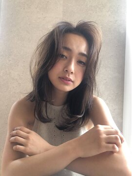 ラローレン(La LAUREN) LaLAUREN☆sapporo☆ヌーディーアッシュ☆ ミディ