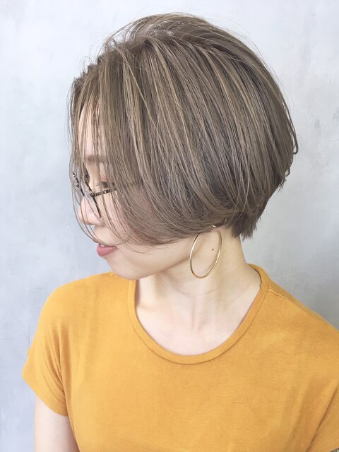 エモージュ美髪フレンチカジュアルグレージュカラー_ba212911